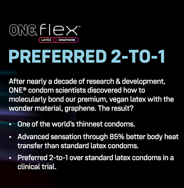 ONE | FLEX - NEW!! (World's First Graphene Condom)