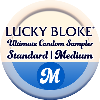 Ultimate Medium Fit Condom Sampler - Standard Size Condoms.