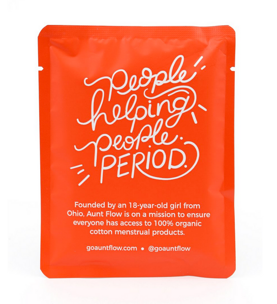 Aunt Flow | Organic Cotton Pads.
