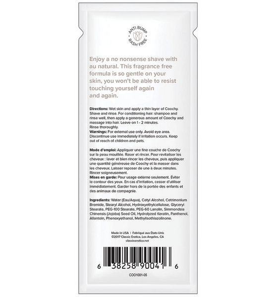 Coochy | Shave Cream (trial packets) - NEW!!.